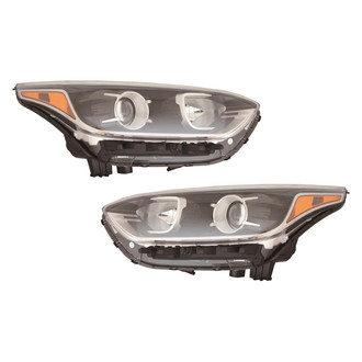 Replace® - Driver and Passenger Side Replacement Headlight Set (Standard Line)