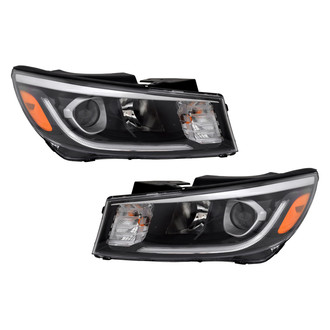 Replace® - Driver and Passenger Side Replacement Headlight Set (CAPA Certified)