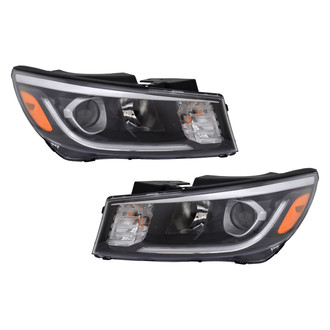 Replace® - Brand New OE Driver and Passenger Side Replacement Headlight Set