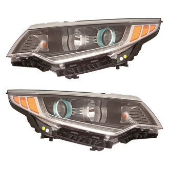 Replace® - Driver and Passenger Side Replacement Headlight Set (CAPA Certified)