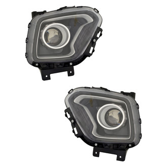 Replace® - Driver and Passenger Side Lower Replacement Headlight Set (CAPA Certified)