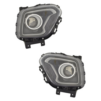 Replace® - Brand New OE Driver and Passenger Side Lower Replacement Headlight Set