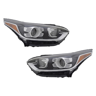 Replace® - Driver and Passenger Side Replacement Headlight Set (CAPA Certified)