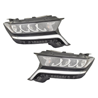 Replace® - Driver and Passenger Side Replacement Headlight Set (Standard Line)