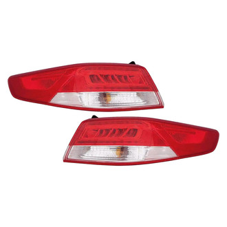 Replace® - Driver and Passenger Side Outer Replacement Tail Lights (CAPA Certified)