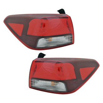 Replace® - Driver and Passenger Side Outer Replacement Tail Lights (CAPA Certified)