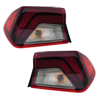 Replace® - Driver and Passenger Side Outer Replacement Tail Lights (CAPA Certified)