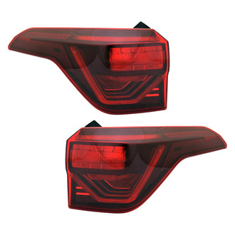 Replace® - Black LED Tail Lights