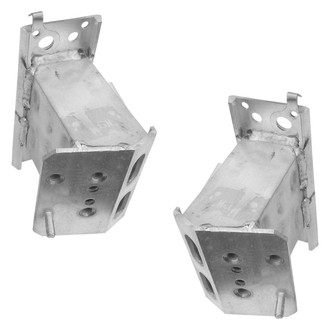 Replace® - Front Bumper Impact Bar Brackets