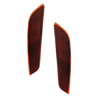 Replace® - Rear Driver and Passenger Side Bumper Reflector Set (CAPA Certified)