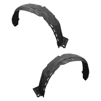 Replace® - Front Driver and Passenger Side Fender Liner Rear Section Set (Standard Line)
