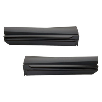 Replace® - Rear Driver and Passenger Side Door Molding Set (Standard Line)