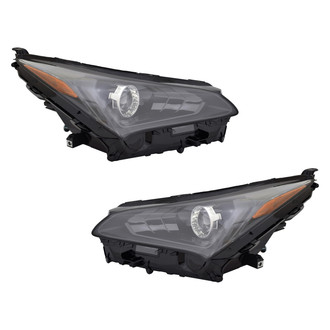 Replace® - Driver and Passenger Side Replacement Headlight Set (Standard Line)