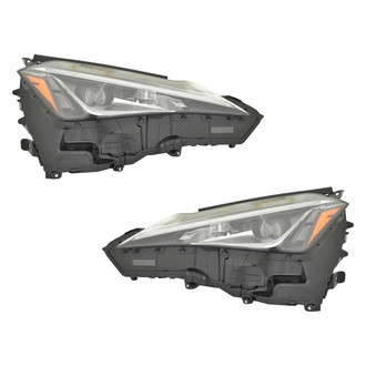 Replace® - Driver and Passenger Side Replacement Headlight Set (CAPA Certified)