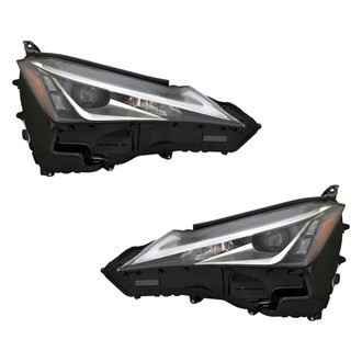 Replace® - Driver and Passenger Side Replacement Headlight Set (Standard Line)