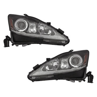 Replace® - Driver and Passenger Side Replacement Headlight Set Lens and Housing (CAPA Certified)