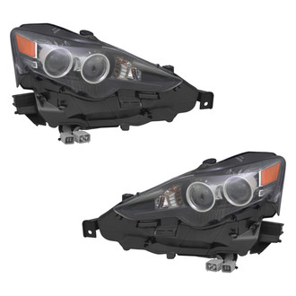 Replace® - Driver and Passenger Side Replacement Headlight Set (CAPA Certified)