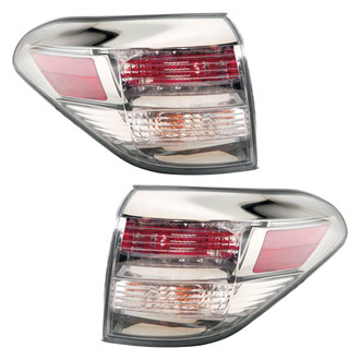 Replace® - Driver and Passenger Side Outer Replacement Tail Lights (Standard Line)