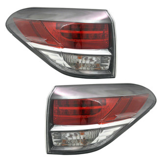 Replace® - Driver and Passenger Side Outer Replacement Tail Lights (CAPA Certified)