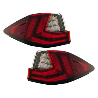 Replace® - Driver and Passenger Side Outer Replacement Tail Lights (CAPA Certified)