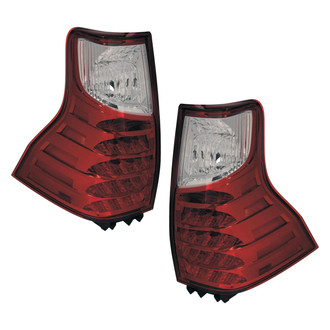 Replace® - Brand New OE Driver and Passenger Side Replacement Tail Light Lens and Housings