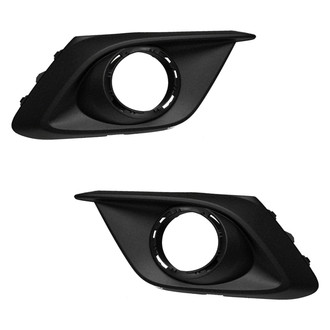Replace® - Front Driver and Passenger Side Fog Light Bezel Set (Standard Line)