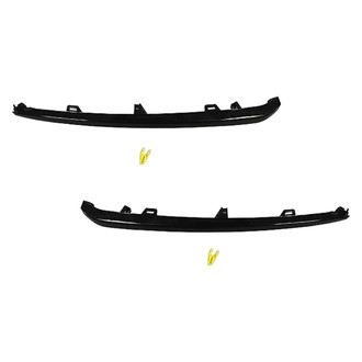 Replace® - Front Lower Driver and Passenger Side Bumper Cover Molding Set (Standard Line)