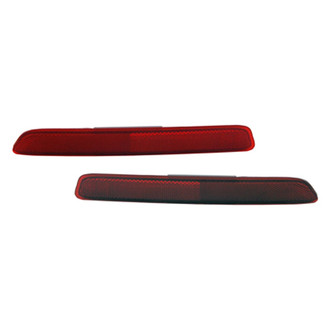 Replace® - Rear Driver and Passenger Side Bumper Reflector Set (CAPA Certified)