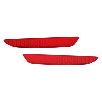 Replace® - Rear Driver and Passenger Side Bumper Reflector Set (Standard Line)