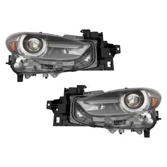 Replace® - Driver and Passenger Side Replacement Headlight Set (CAPA Certified)