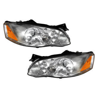 Replace® - Remanufactured OE Driver and Passenger Side Replacement Headlight Set Lens and Housing