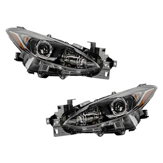 Replace® - Brand New OE Driver and Passenger Side Replacement Headlight Set Lens and Housing