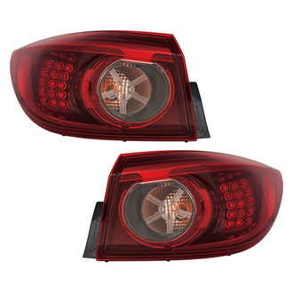 Replace® - Brand New OE Driver and Passenger Side Outer Replacement Tail Lights