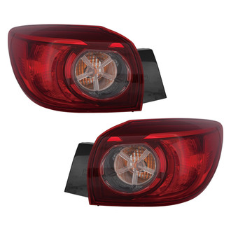 Replace® - Driver and Passenger Side Outer Replacement Tail Lights (CAPA Certified)