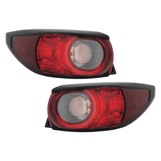 Replace® - Driver and Passenger Side Outer Replacement Tail Lights (CAPA Certified)