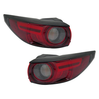 Replace® - Brand New OE Driver and Passenger Side Outer Replacement Tail Lights