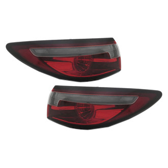 Replace® - Driver and Passenger Side Outer Replacement Tail Lights (CAPA Certified)