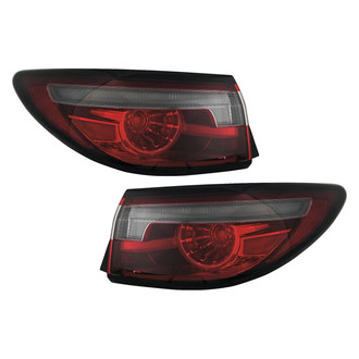 Replace® - Driver and Passenger Side Outer Replacement Tail Lights (CAPA Certified)