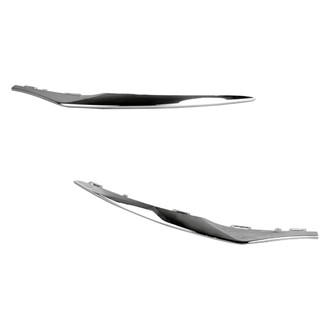Replace® - Front Lower Driver and Passenger Side Bumper Cover Molding Set (Standard Line)