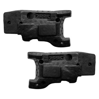 Replace® - Front Outer Driver and Passenger Side Bumper Absorber Set (CAPA Certified)