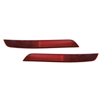 Replace® - Rear Driver and Passenger Side Bumper Reflector Set (CAPA Certified)