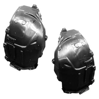 Replace® - Front Driver and Passenger Side Fender Liner Front Section Set (CAPA Certified)