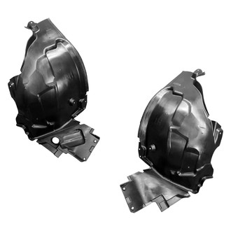 Replace® - Front Rearward Driver and Passenger Side Fender Liner Set (CAPA Certified)