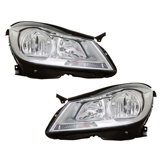 Replace® - Driver and Passenger Side Replacement Headlight Set (CAPA Certified)
