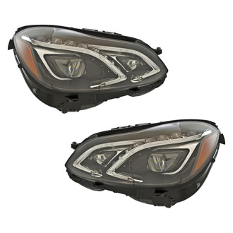 Replace® - Driver and Passenger Side Replacement Headlight Set (Standard Line)