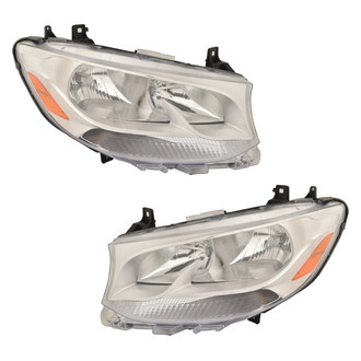 Replace® - Driver and Passenger Side Replacement Headlight Set (CAPA Certified)