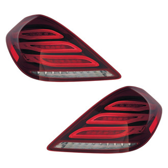 Replace® - Black LED Tail Lights