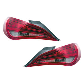 Replace® - Black LED Tail Lights