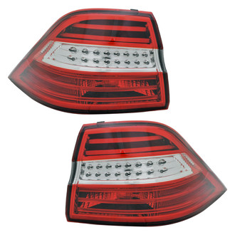 Replace® - Driver and Passenger Side Outer Replacement Tail Lights (CAPA Certified)