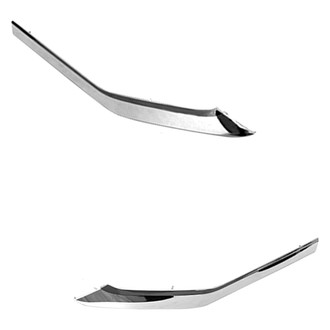 Replace® - Front Lower Driver and Passenger Side Bumper Cover Molding Set (Standard Line)